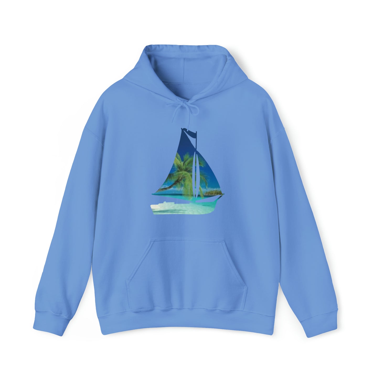 Sailboat - Unisex Heavy Blend™ Hooded Sweatshirt