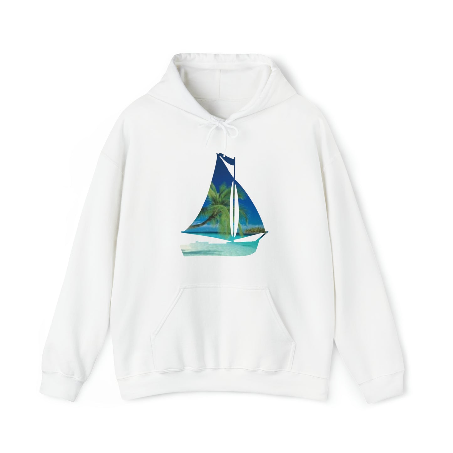 Sailboat - Unisex Heavy Blend™ Hooded Sweatshirt