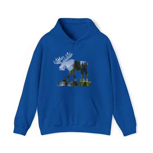 Moose Scene - Unisex Heavy Blend™ Hooded Sweatshirt