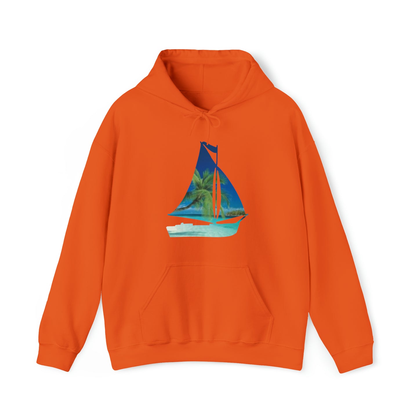 Sailboat - Unisex Heavy Blend™ Hooded Sweatshirt