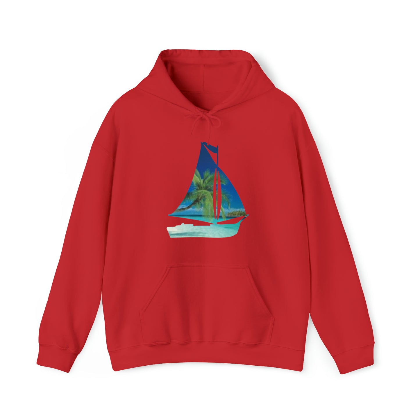 Sailboat - Unisex Heavy Blend™ Hooded Sweatshirt