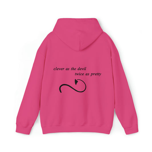 Pretty As the Devil - Unisex Heavy Blend™ Hooded Sweatshirt (back design only)